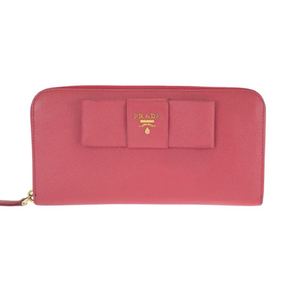 Prada Saffiano Fiocco Long Wallet